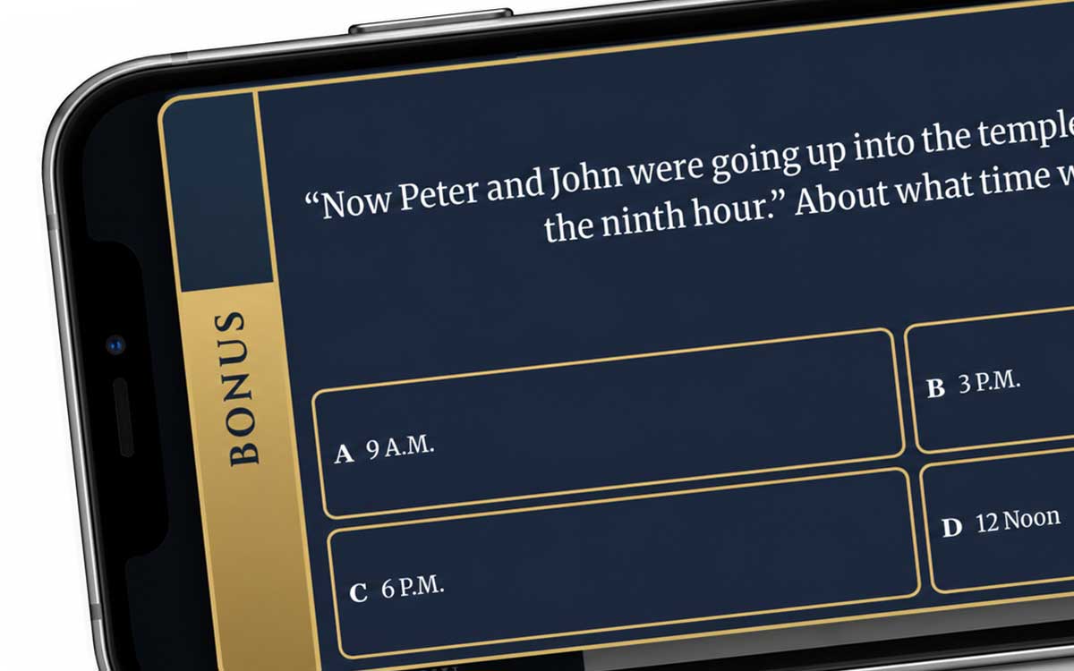 Bible Gems Bonus Question