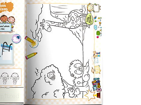 one of the activities for coloring
