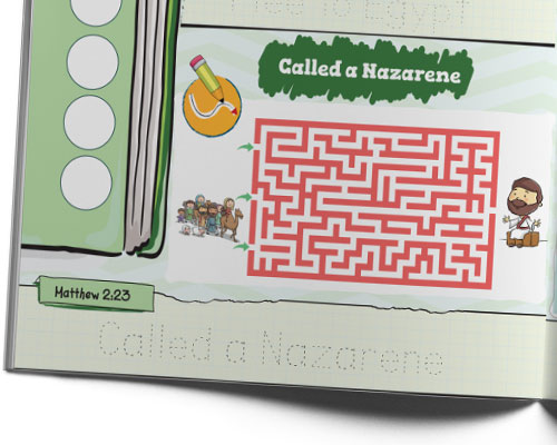 maze in the workbook for the convention talk