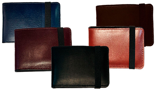 5 different leather colors