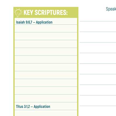 Key scripture box