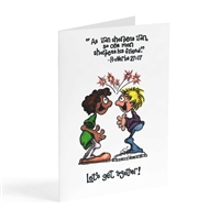 friendship illustrated greeting card