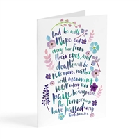 Wipe out every tear sympathy card