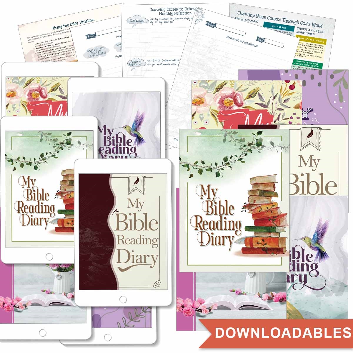 Printable diary notebook pages