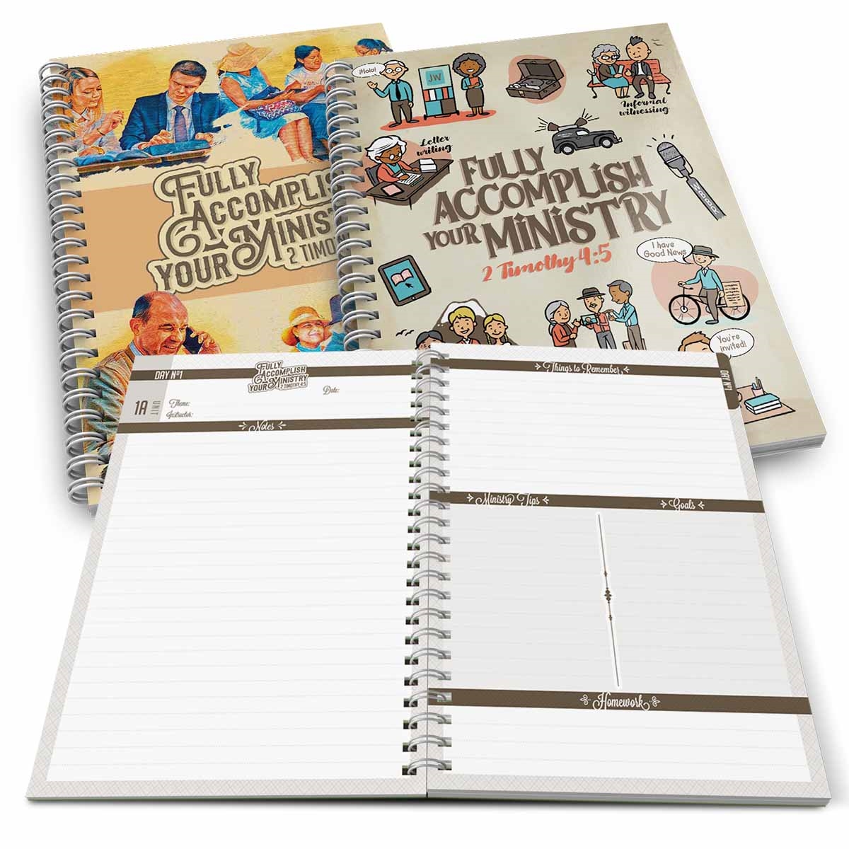 Fully Accomplish Your Ministry Pioneer School notebook with guided prompts
